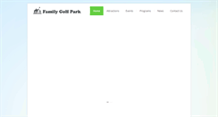 Desktop Screenshot of familygolfpark.com