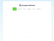 Tablet Screenshot of familygolfpark.com